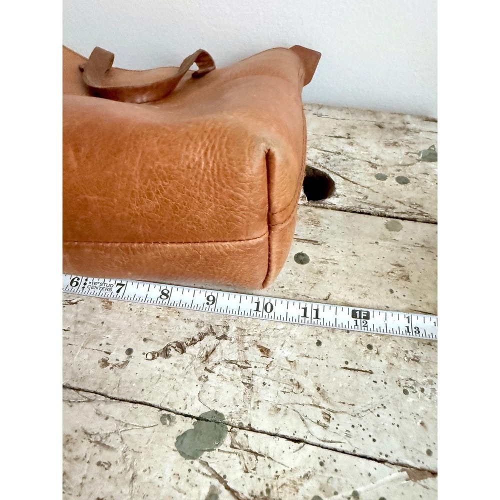 Madewell Medium Leather Transport Tote Crossbody‎ Bag English Saddle Leather - Picture 9 of 10